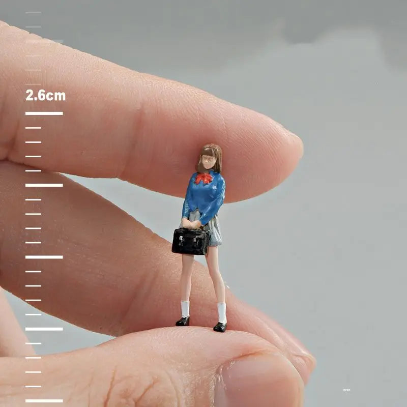 Resin Diorama 1:64 Scale Mini Figures Miniatura  Garage Scenes Minifigures Model Kit DIY Craft Toys Anime Figure Collectible