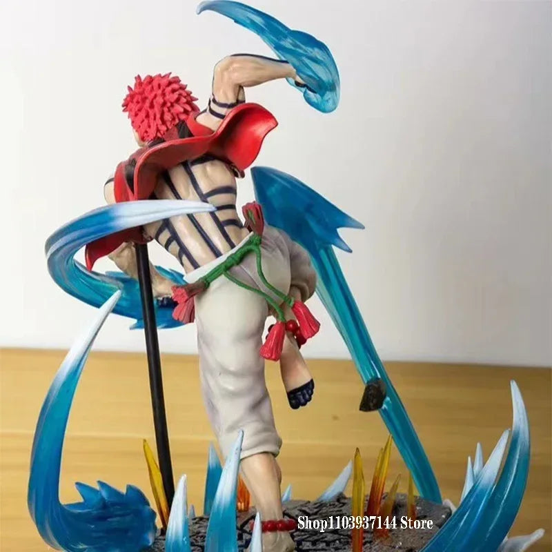 Anime Fights Kimetsu Hakuji Figures GK Demon Slayer Akaza Action Figure Decoration Twelve Kizuki PVC Collection Model Toys Gifts