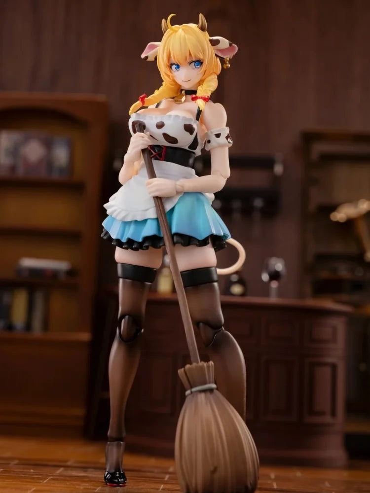Ladotoys In Stock 16.5cm 1/12 Scale Mystic Land Daisy Taurus Cow Beer Girl Articulated Action Figure Desktop Toys
