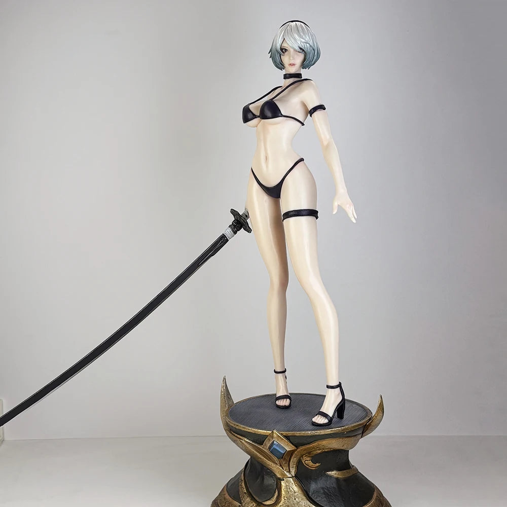 55cm Anime NieR 2B Figur Automata YoRHa Nr. Typ GK PVC Actionfigur Spielzeug Sammlung Puppengeschenk