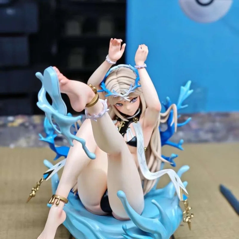Anime Figure Desktop Decor - Kartisia Anime Girl PC Case Model Domestic Collectible Gift for Boys