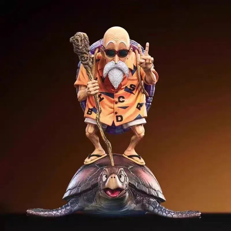 Anime Dragon Ball Figurine Turtle Master Roshi Action Figures PVC Kame Sennin 22cm Model Desktop Decoration Birthday Doll Gifts