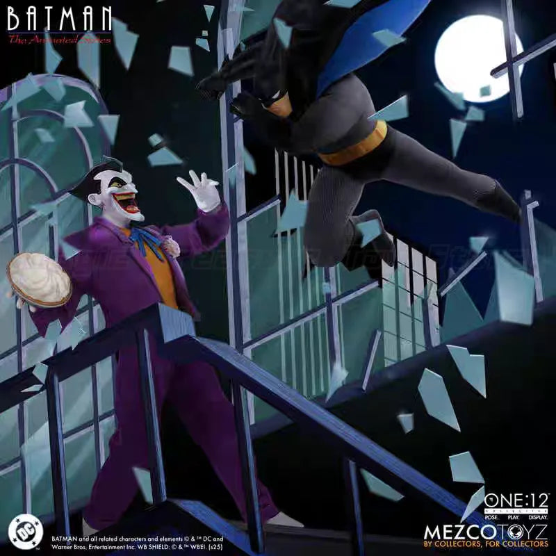 【In Stock】Mezco ONE:12 Batman Joker Animated Version 1/12 6-inch Action