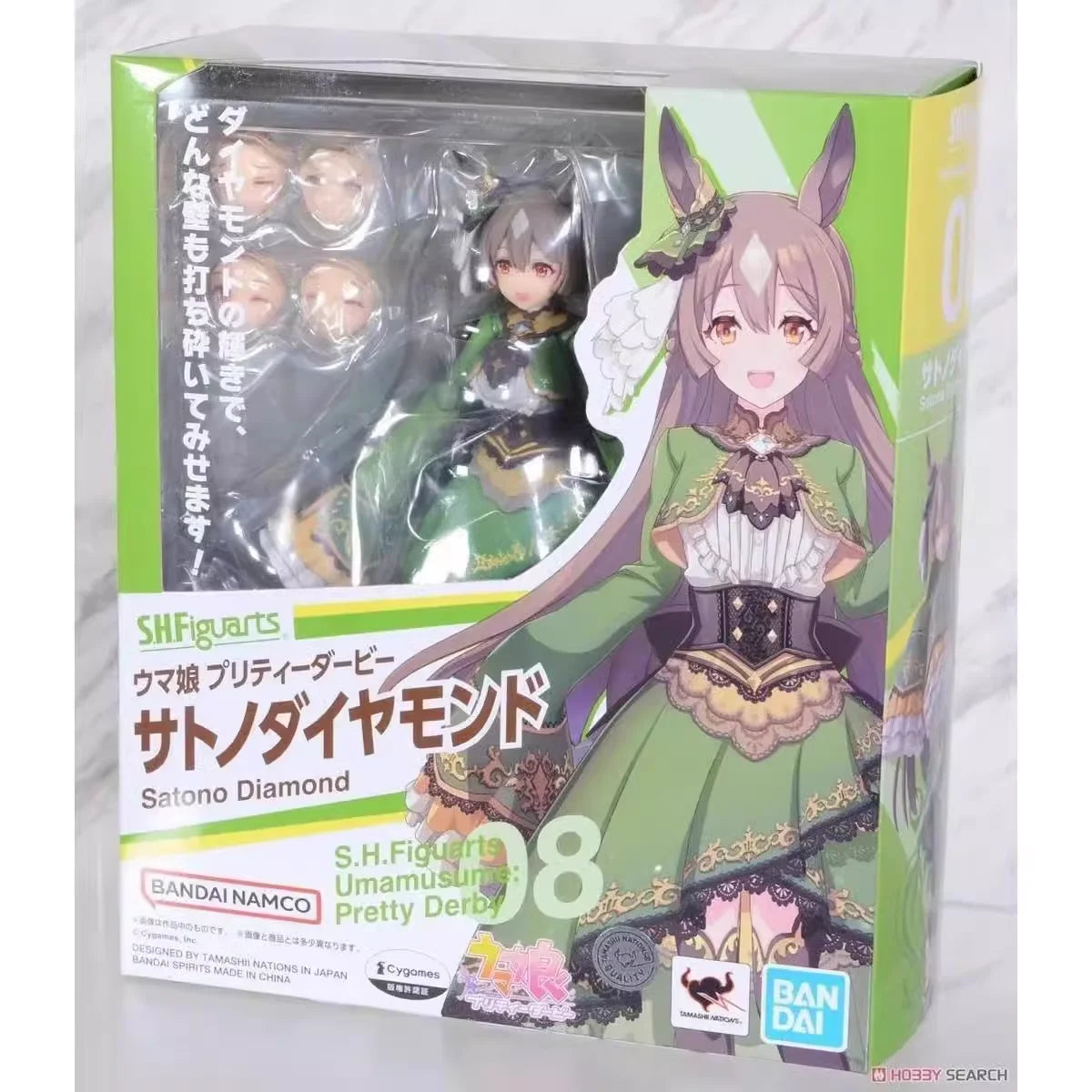 Bandai Genuine SHF Horse Racing Girl Pretty Derby Satomi Diamond - Action Figure Figure Collection Gift