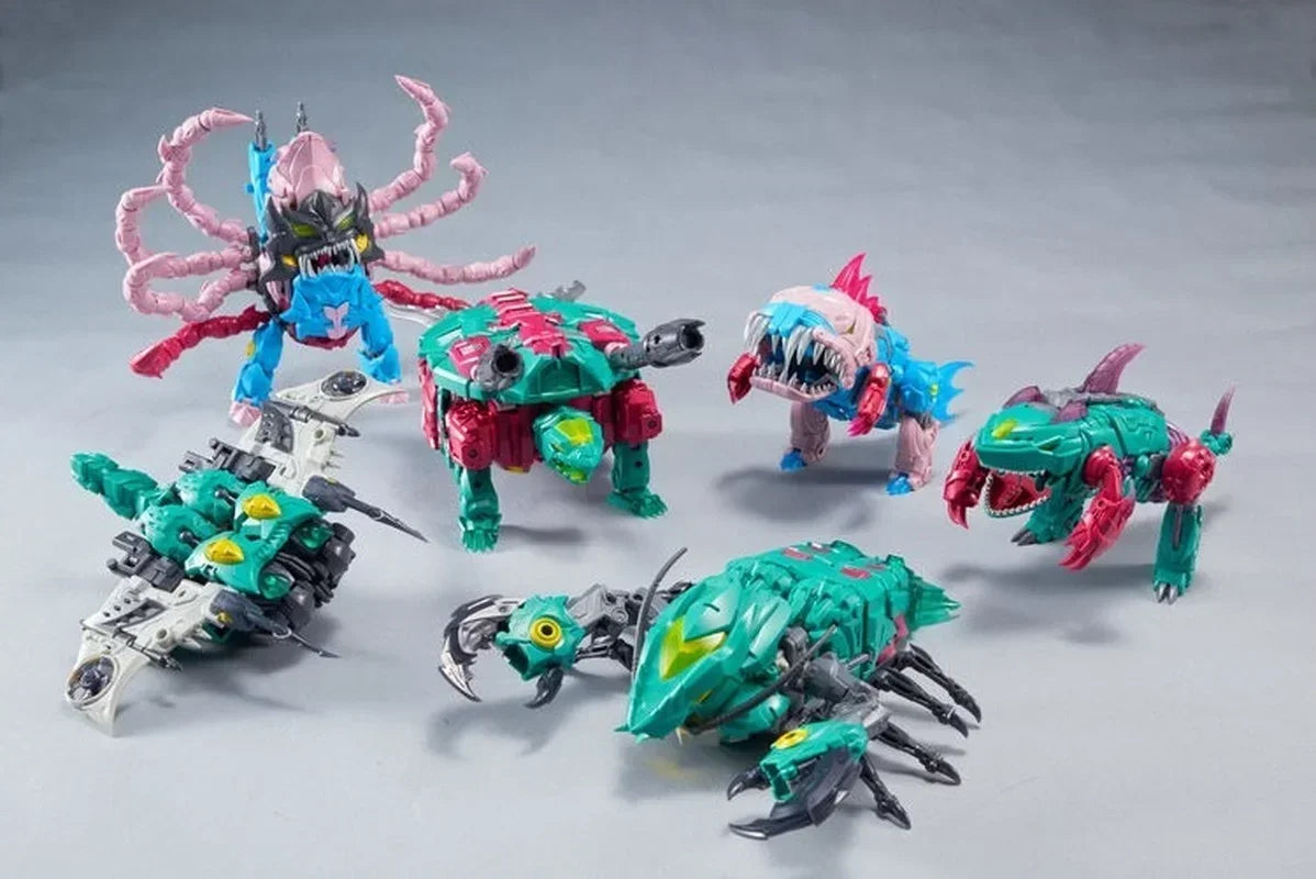 In Stock TFC Poseidon Piranakon P-01-06 Transformation Toy 6-Model Full Set Reproduction Action Figure Toy Collection Gift