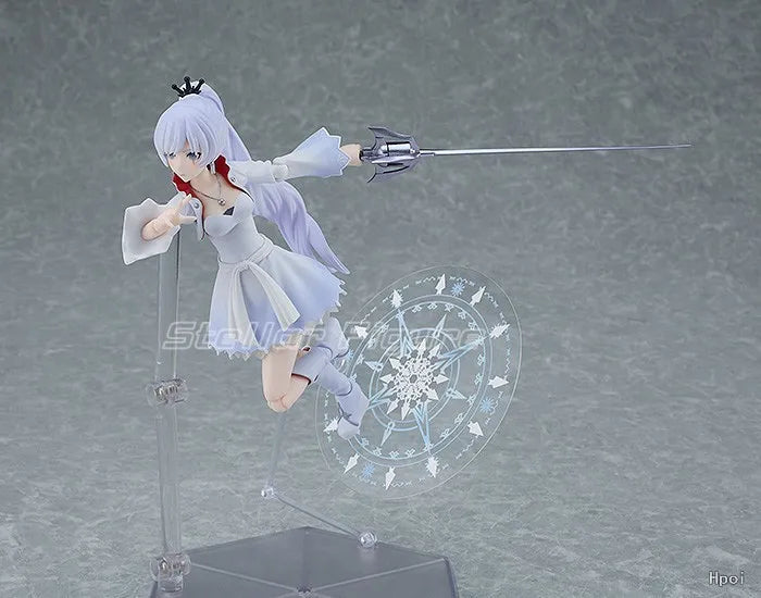 【SF】In Stock Original Max Factory Figma599 RWBY Weiss Schnee Figures Model Anime Collection