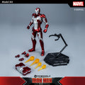 Fondjoy Marvel Iron Man MK42 Zusammengebautes Modell, 25,4 cm, Actionfiguren im Maßstab 1/7. Reaktoren können Licht aussenden. Sammeln, Ornament, Jungenspielzeug, Geschenk