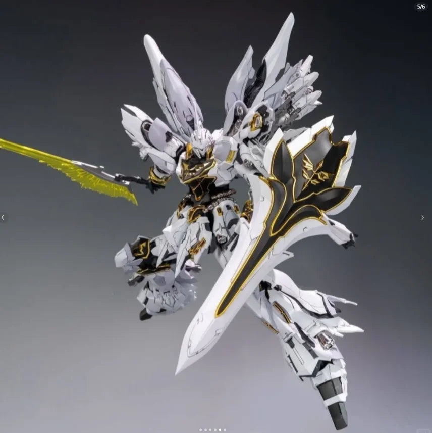 NEW Comet Technology 1/100 MSN-06S The White Comet Sinanju Assembling Model Kits Action Figurine Collection Plastic Toys Gifts