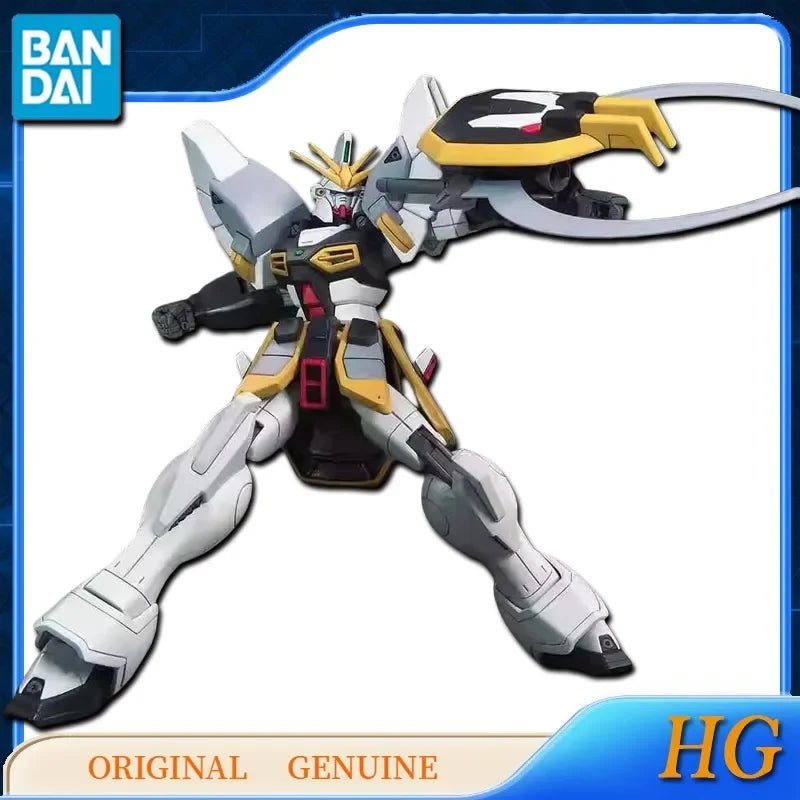 Bandai Original Genuine HG XXXG-01SR GUNDAM SANDROCK Anime Action Figures Toys for Boy Girl Kid Gift Collectible Model Ornaments
