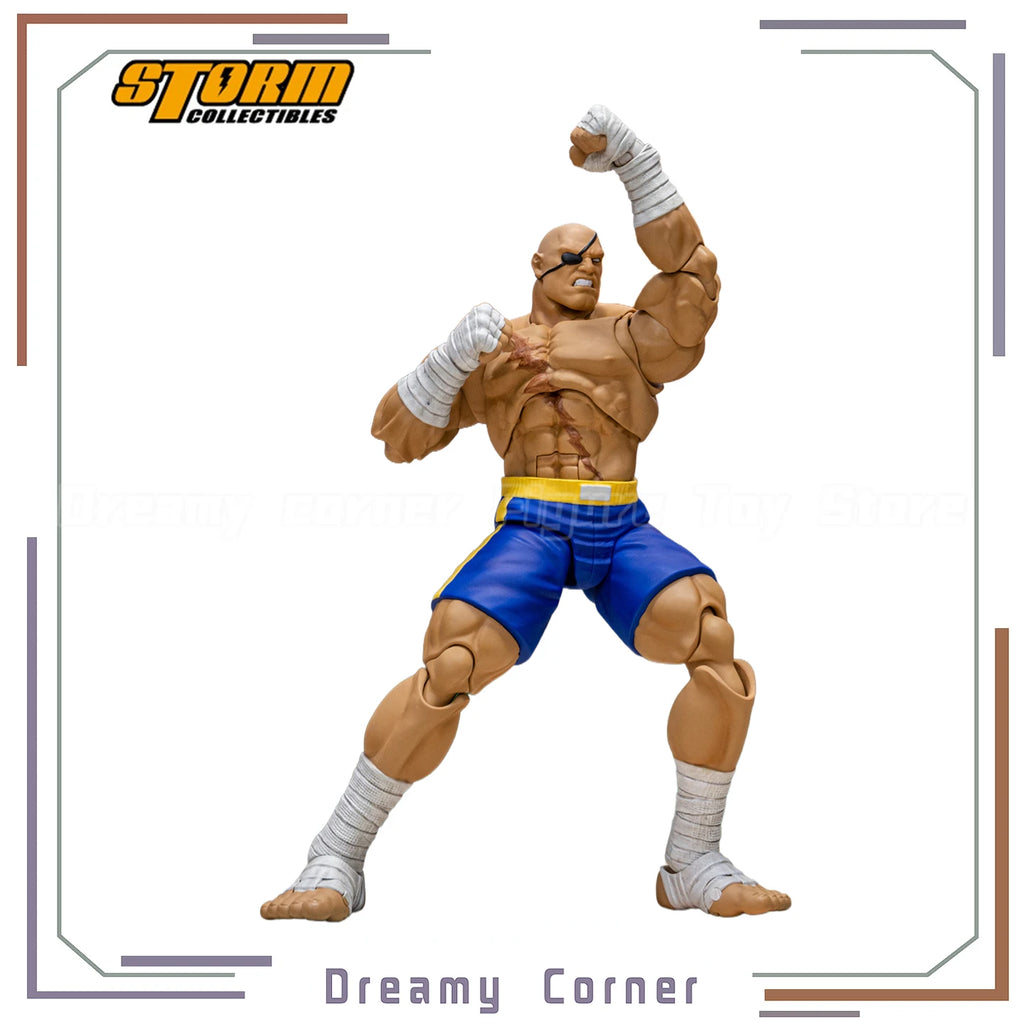 【In Stock】Original Storm Collectibles STORM ARENA Street Fighter Alpha 3 Sagat 1/12 Ornament Model Toy