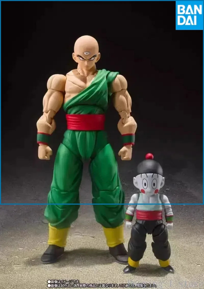 Spot SaleIn Stock Original Bandai Shf  Pvc Figuarts Tenshinhan Chaoz Action Figures Giftin Stock