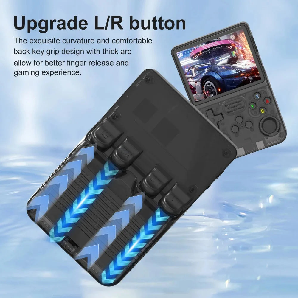 R36S Retro Handheld Video Game Console Linux ARKOS System 3.5 Inch IPS Screen 128G 64G Preloaded Games Portable Pocket Player