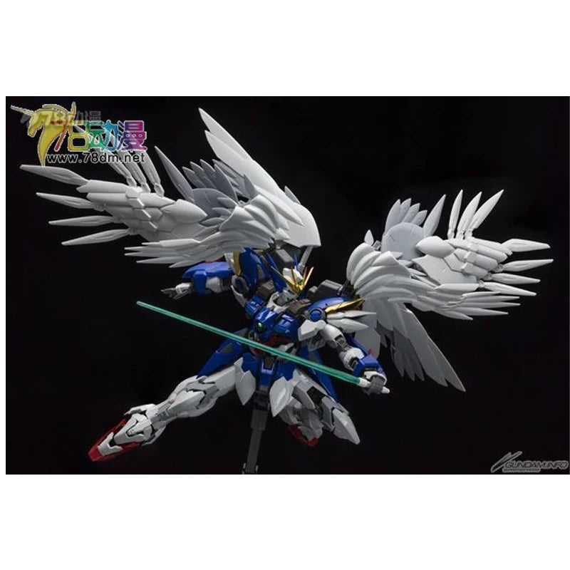 BANDAI ORIGINAL HIRM REGULAR EDITION XXXG-00W0 WING GUNDAM ZERO EW AUF LAGER Anime-Actionfigur, Bausatz, Spielzeug, Geschenk