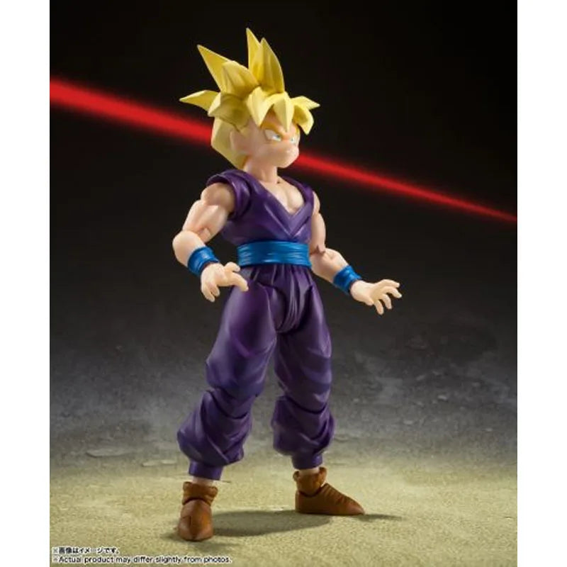 Genuine Bandai Dragon Ball Z Model Kit SHF Son Gohan The Warrior Who Surpasses Goku Anime Action Figure Collection Model Toys
