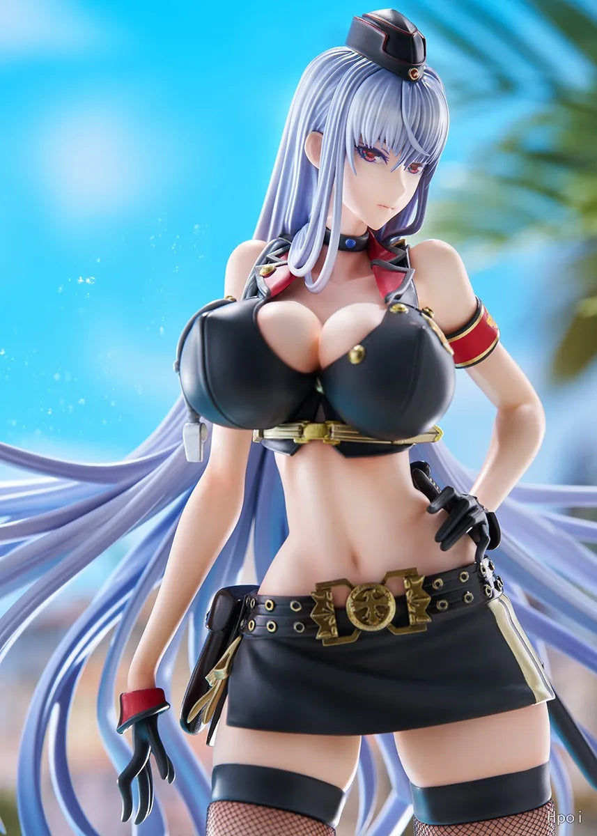 In Stock Original QuesQ Valkyria Chronicles 4 Selvaria Bles Swimsuit 1/7 Scale Model Toy