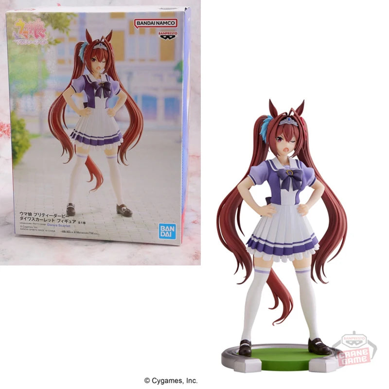 Fast Shipping Bandai Anime Pretty Derby BANPRESTO Special Week Rice Shower Silence Suzuka Tokai Teio Original Model Toys Figure
