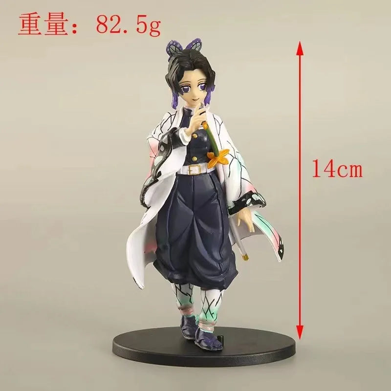15CM аниме Demon Slayer Фигура Kochou Shinobu Kamado Nezuko Фигура Kimetsu no Yaiba Kizuna no Sou Фигурка за кукли Играчки