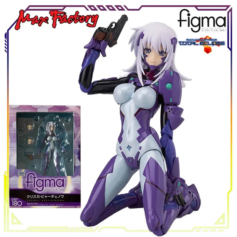 Max Factory Original Figma Muv-Luv Alternative Series Huang Wei Yi Anime Action Figure Model Toys Movable Model Gifts Fo Boys