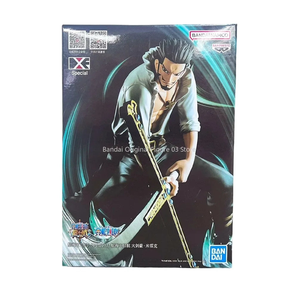 In Stock Bandai BANPRESTO DXF SPECIAL One Piece Dracule Mihawk Anime Action Figure Toy Gift Model Collection Hobby