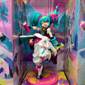 In Stock Original Furyu Hatsune Miku Trio-Try-It Figure Paint Girl Anime Figurine 19cm Genuine Model Collections Christmas Gift