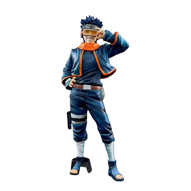 New Anime Naruto Kid Goggles Headband Obito Uchiha Figurine Jg Model Standing Statue Figure Collectable Ornaments Boy Toy Gift