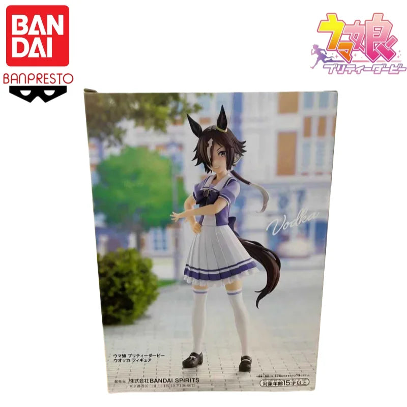 Auf Lager Bandai Banpresto Original Uma Musume Pretty Derby Vodka Figurine Charakter Anime Modell Spielzeug Geschenk