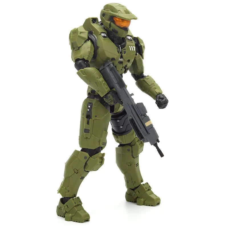 Halo 5 Sergeant HALO Game Halo Unlimited 1/12 Mobile Model Doll Handmade Ornament Gift Box