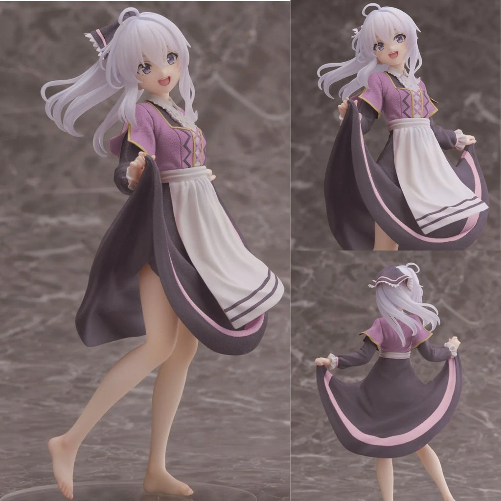 Taito Ilyina Magic Wand Action Figure Baozitou with Sakura Kimono Design Beautiful Young Girl Collectible Jing Pin Garage Toy