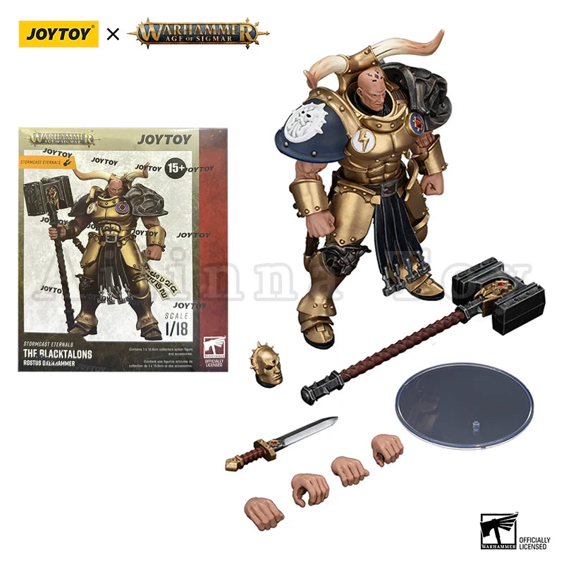 JOYTOY 1/18 Action Figure AGE OF SIGMAR Stormcast Eternals The Blacktalons Anime Collection Military Model