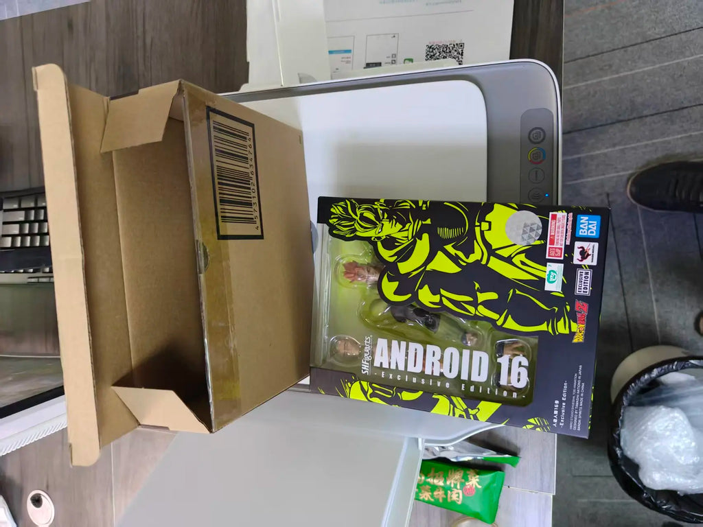 In Stock Bandai S.H.Figuarts SHF SDCC Exclusive Android 16 Anime Action Figure Collectible Model Toy