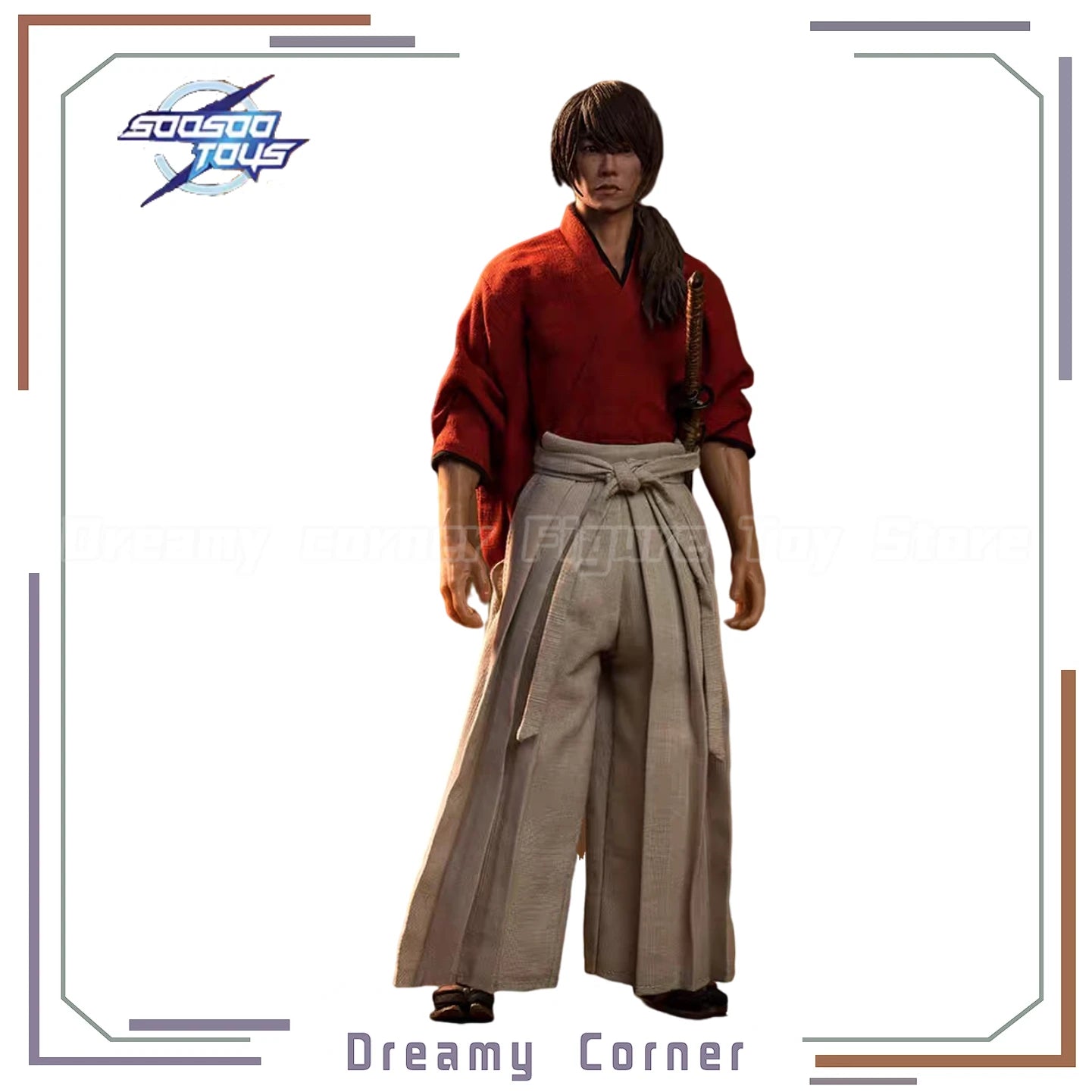 【In Stock】SOOSOOTOYS SST-046 Rurouni Kenshin‌ HIMURA KENSHIN 1/6 Action Figure