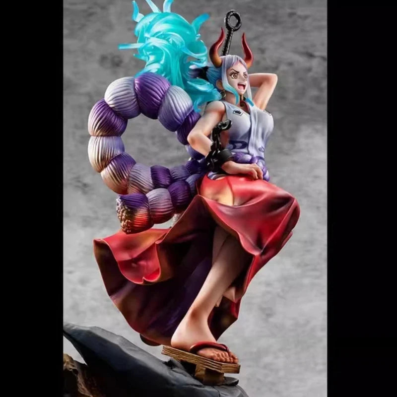 Genuine Original Bandai Megahouse One Piece Yamato Pvc Action Figure Doll Collection Model Toys For Girl Gift Collectible Statue