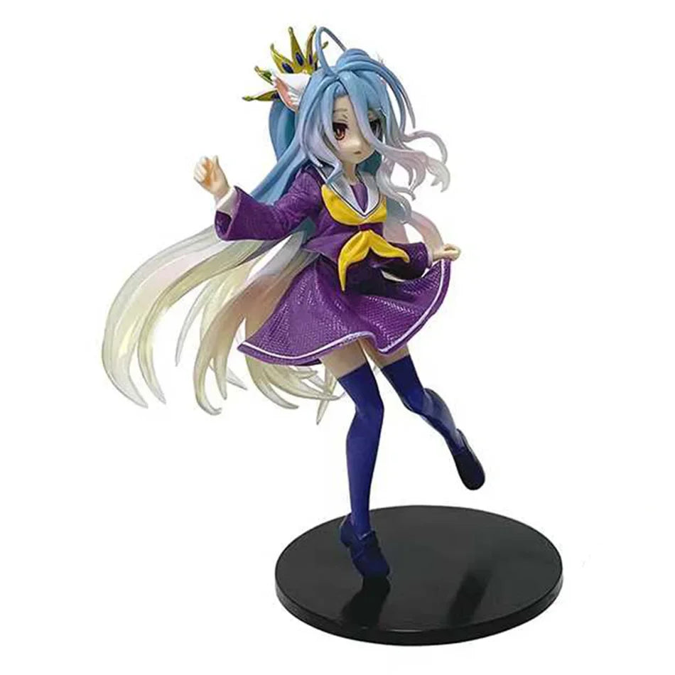 2025 19CM Anime NGNL No Game No Life White "Figure Anime PVC Anime Action Figures Model Collection Ornament Anime Model Toy Gift