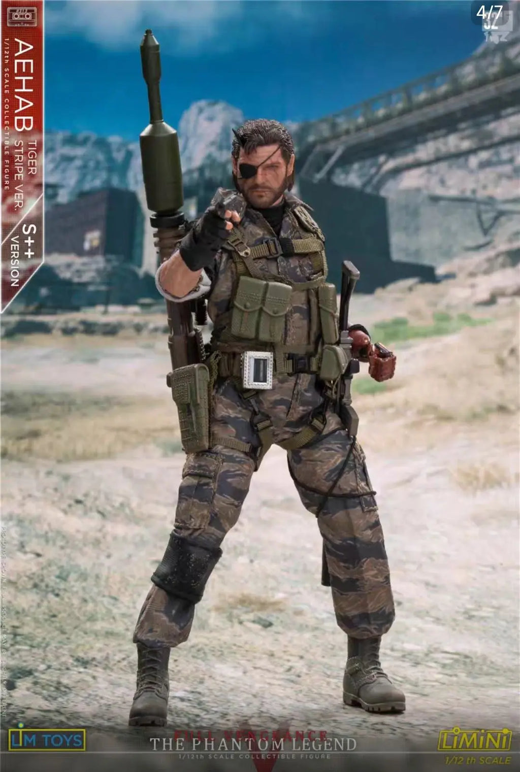 In-stock LIMTOYS Metal Gear Phantom Legend Old Snake Ishmael 2022 Improved Version S 1/12 Action Figure Model Collectible Gift