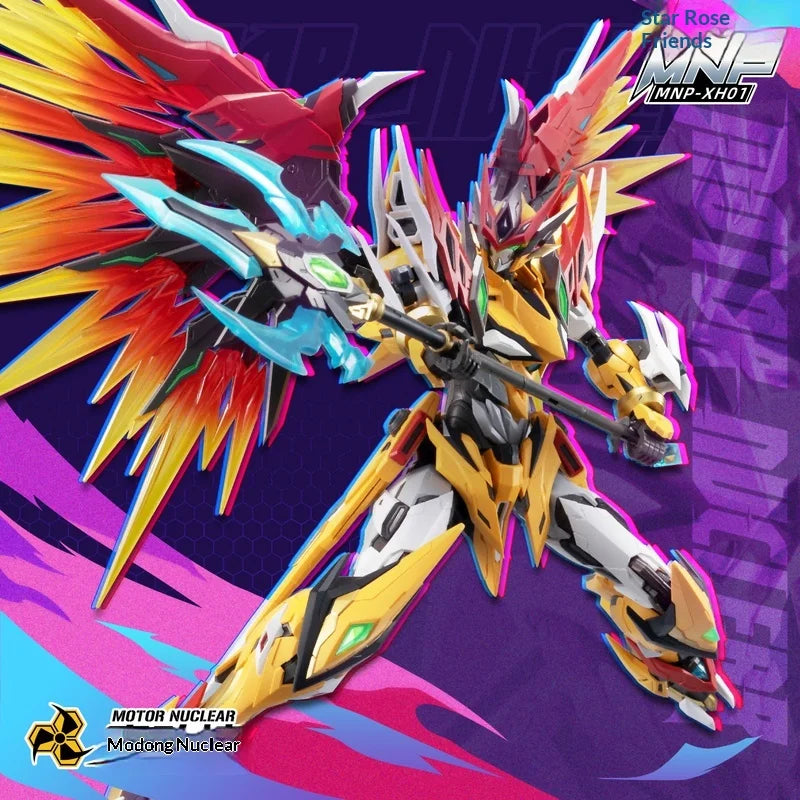 Motor Nuclear MNP XH01 Posable Assembly Mecha Model With Alloy Frame Large Wings Original Chinese Design For Hobby Collectors