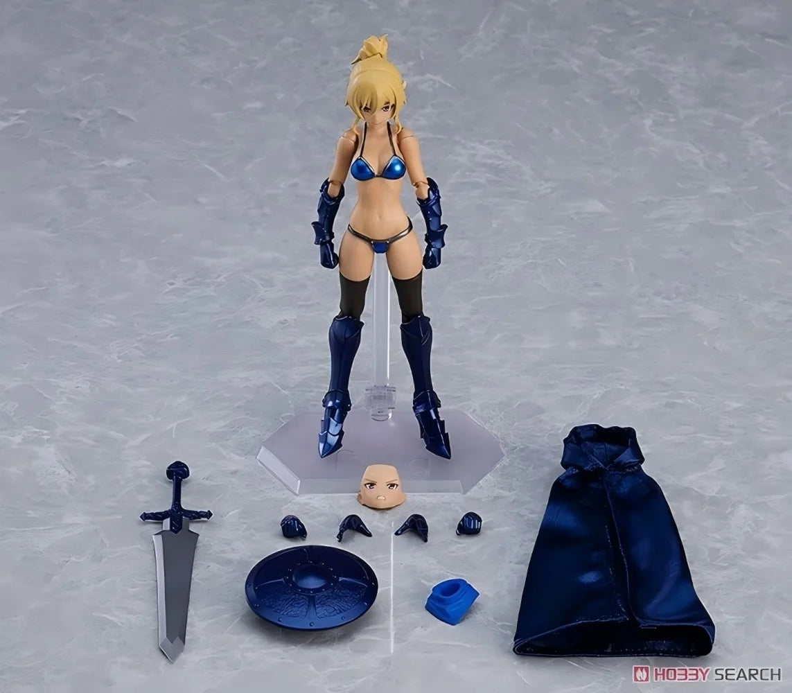 Original Brand New Max Factory Figma 534 Bikini Armor Makoto Veteran Fighter Ver. Action Figure Model Collectible