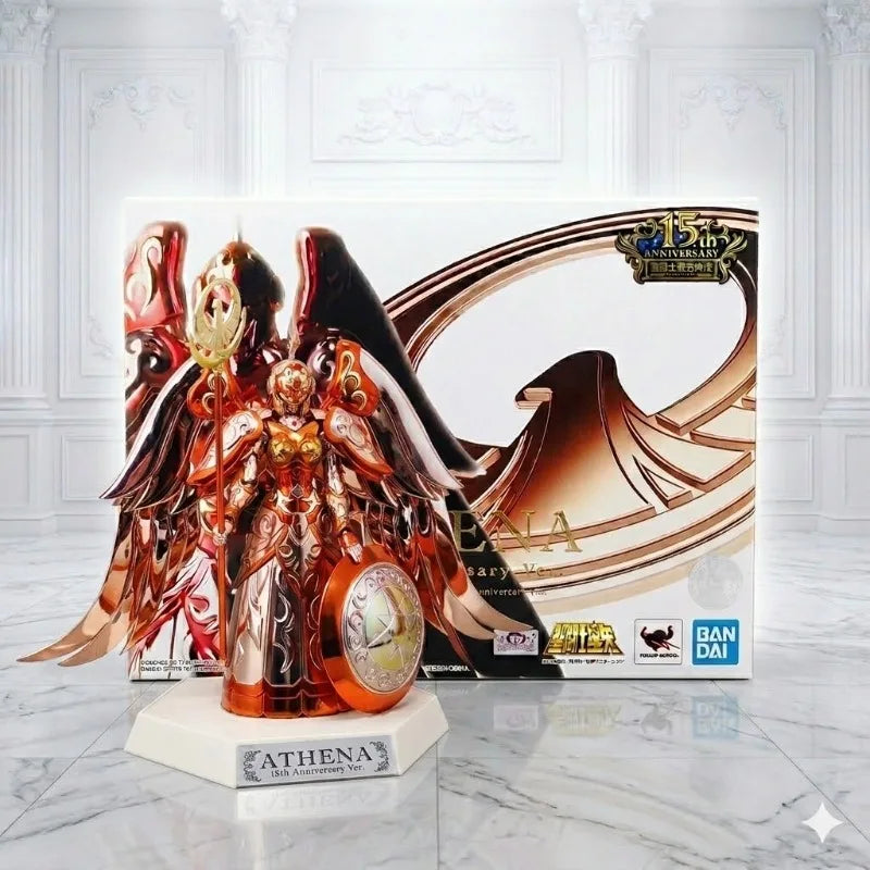 100% Original Bandai Metal Armor Holy Clothes Mythology Saint Seiya 15th Anniversary Commemorative Edition Goddess Athena