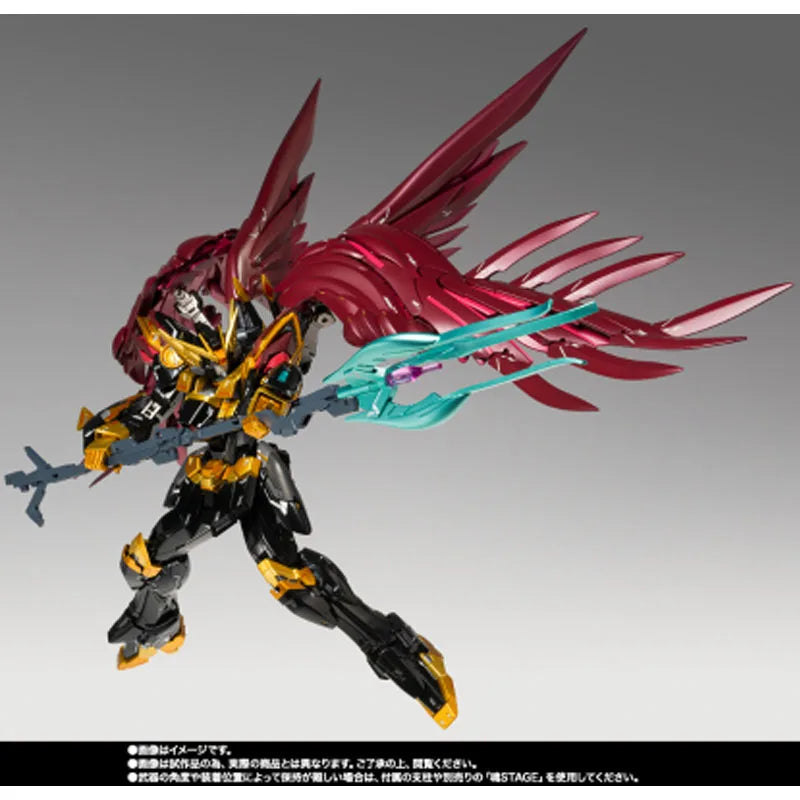 Bandai Original GFFMC Wing Gundam Zero Rebellion  Anime Action Figures Toys for Boys Christmas Gift Collectible Model Ornaments