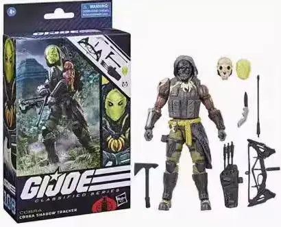 Original Hasbro G.I. Joe Classified Series COBRA SHADOW TRACKER Anime Figures Toy Collection Model