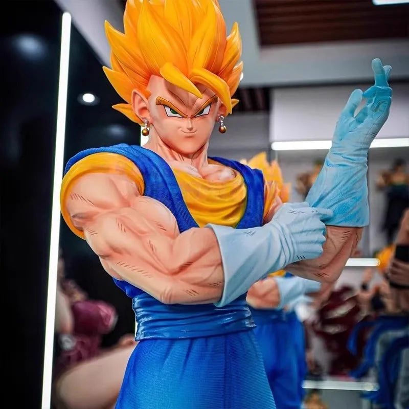 Jt Statue Dragon Ball 53cm 2% Double King Vegetto Gogeta Action Figures Gk Model Ornament Collection Boy Birthday Present