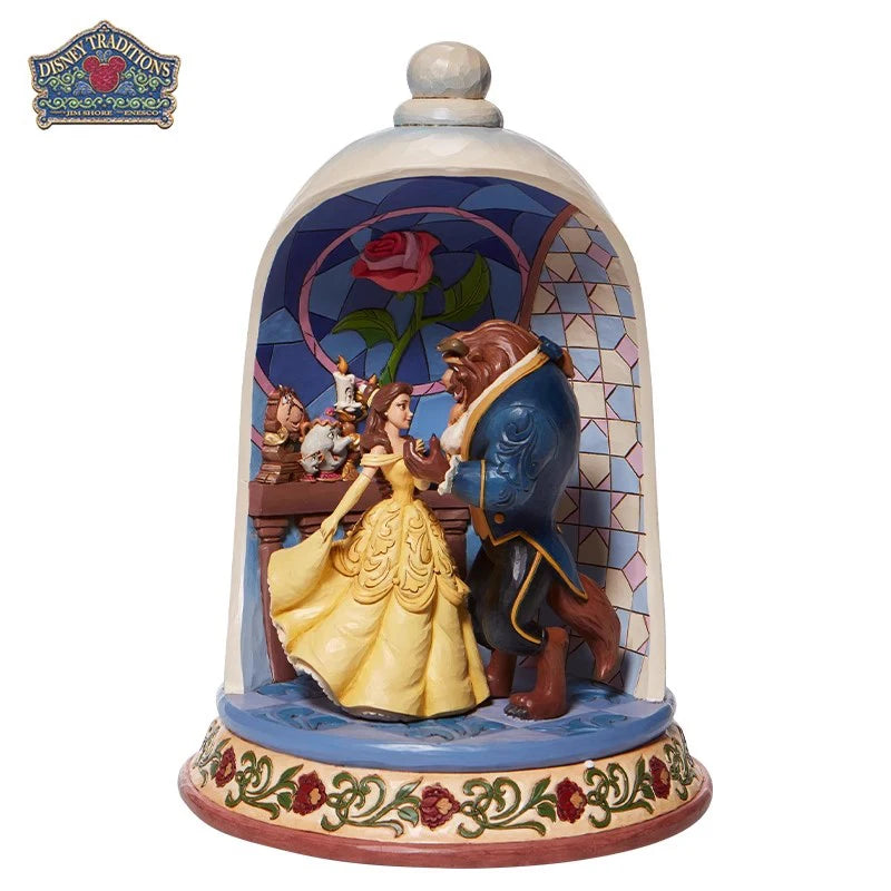 Disney  Beauty And Beast Hand Decoration Authentic Disney Belle Princess Tabletop Decoration Birthday Gift For Friend