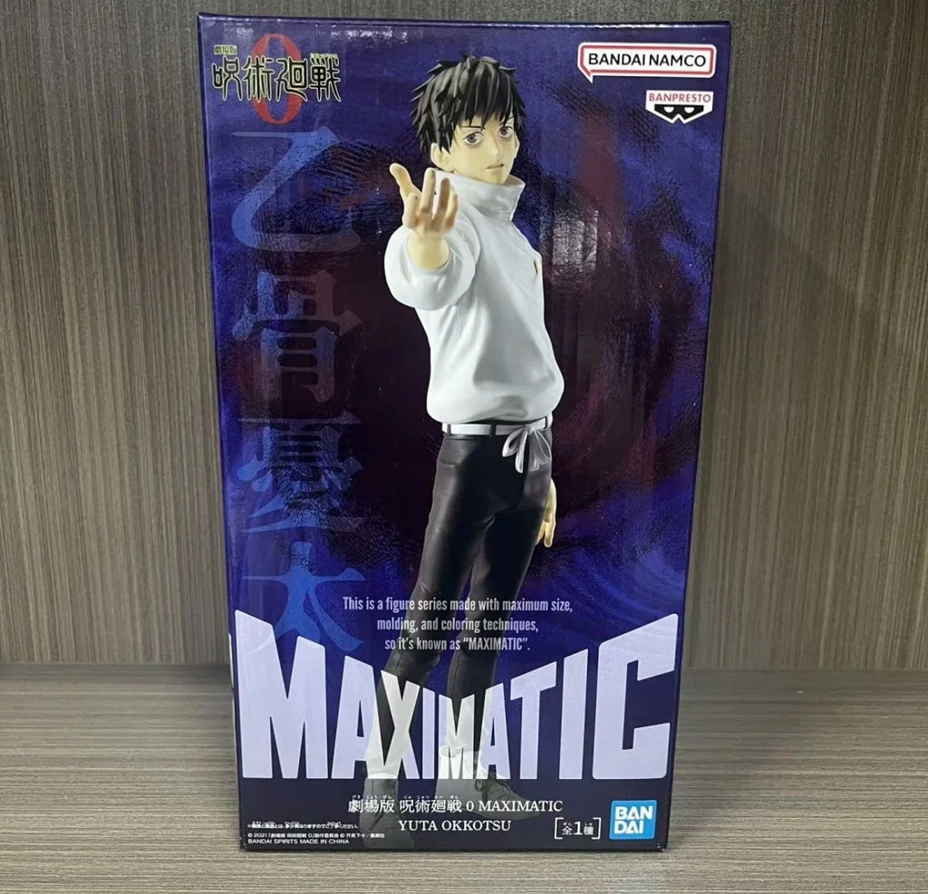BANDAI Original BANPRESTO Jujutsu Kaisen MAXIMATIC YUTA OKKOTSU Action Figure Doll Pvc Model Toy Festival Collectible Boxed Gift
