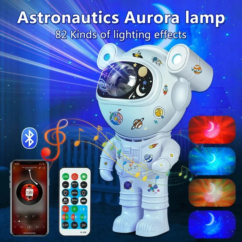 LED Question Mark Night Light Games Toy Children Astronaut Atmosphe Bedroom Table Lamp USB Charging Kids Birthday Christmas Gift