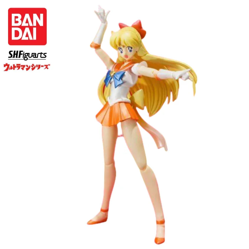 In Stock Bandai S H Figuarts Original Sailor Moon Aino Minako Model Doll Brand New Boxed Action Figure Anime Characters Garage
