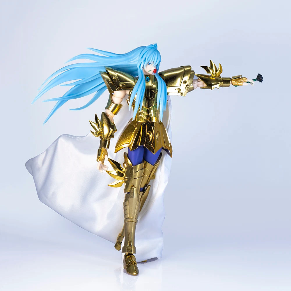 In Stock Saint Seiya Myth Cloth EX LC Pisces Albafica Anime 2.0 The Lost Canvas Knights of the Zodiac Action Figure Toy ST Model