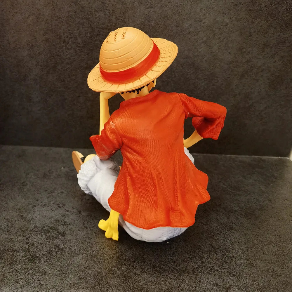 One Piece Figure Luffy Action Figure GK Monkey D Luffy Model Ornament PVC Collectible Charm Hobby Toy Kids Gift