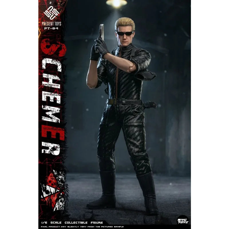 In Stock PRESENT TOYS Albert Wesker PTSP84 1/6 Scale Collectible Action Figure Anime Model  Toy Doll Gift Hobby Collectible
