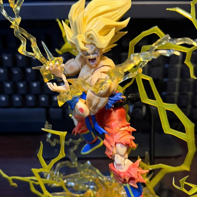 Nan&T Shf Battle Weekly Goku Dragon Ball Z 1/12 Scale Action Figure Model Toys Anime Figurals Brinquedos Birthday Gift
