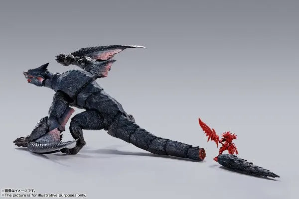 BANDAI Original S. H. MonsterArts Monster Hunter Swift Dragon Action Figure Model Toys Movable Model Ornaments Gifts for Boy