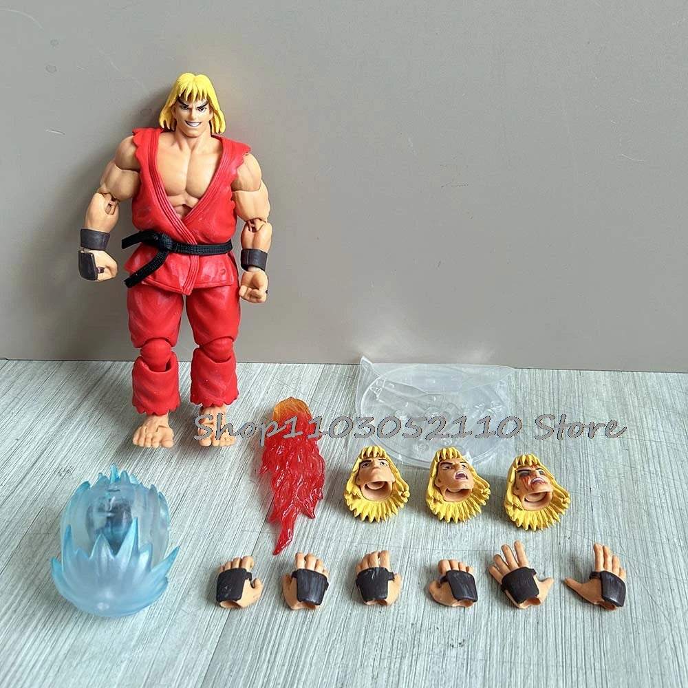 ST Street Fighter Guile Ken Ryu Action Figure Anime The Final Challengers Model Doll Statue Joint Movable Movie Toys Gifts